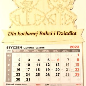 Kalendarz dla Babci i Dziadka wzór nr 4